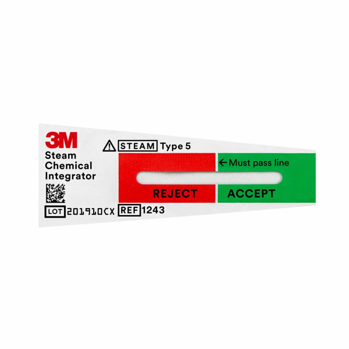 3M™ Attest™ Chemický integrátor pro páru 1243A, typ 5, 500/balení, 2 balení/karton